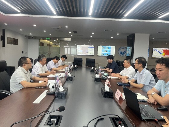 关铁生所长一行赴上海市海洋监测预报中心调研
